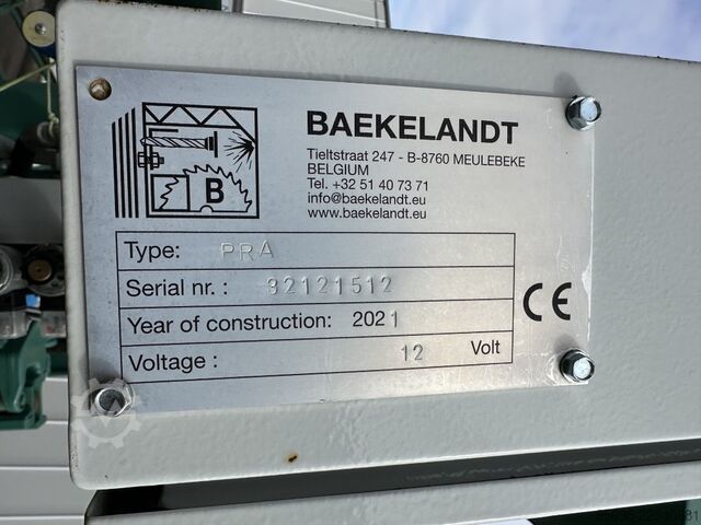 Baekelandt PRA Porree Erntemaschine automatisch, erweitertes Modell, zweireihige Füllung BAEKELANDT PRA