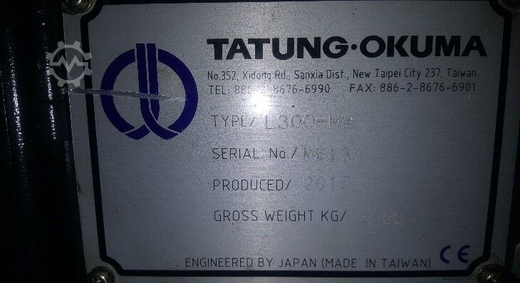 Cnc lathe Okuma L300-MW