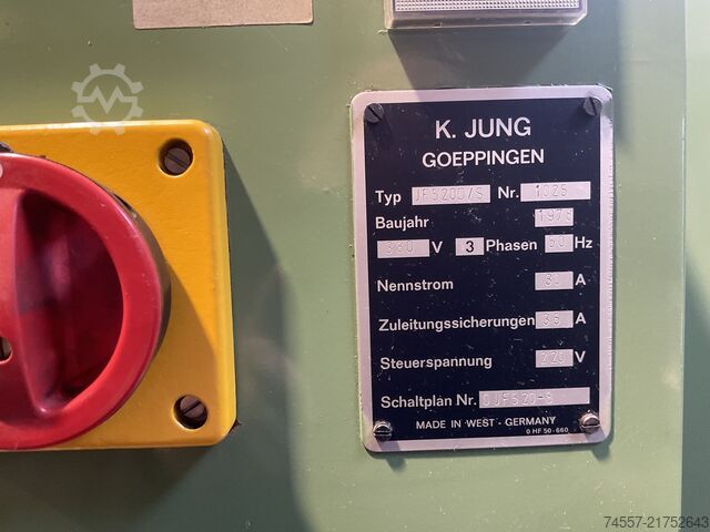 Surface grinding machine Jung JF 520 DS Nr. 1025