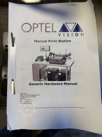 The Manuel Print Station Optel Vision MPS 1.0-D1-T2