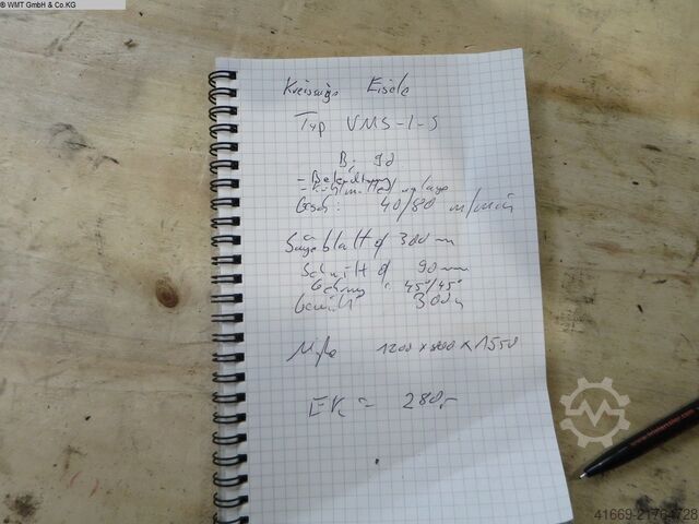 Kaltkreissäge EISELE VMS-I-S