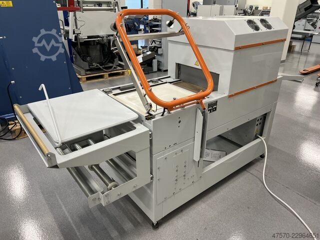 Folieneinschlagmaschine DEM GP4520 APM Angle Sealer with Shrink Tunnel