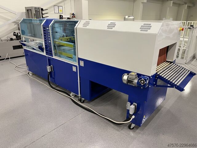Foil wrapping machine Italdibipack Mecpack FS + FornoTouch 5525EV Sealer with Shrink Tunnel