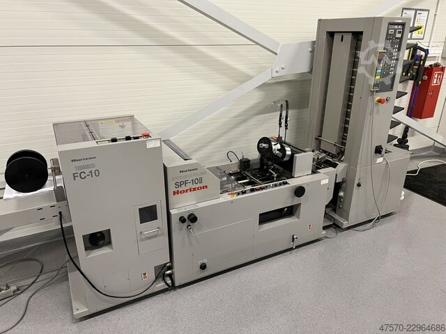 Broschürenfertigungslinie Horizon MC-80a + SPF-10II + FC-10II Booklet Making Line