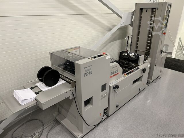 Broschürenfertigungslinie Horizon MC-80a + SPF-10II + FC-10II Booklet Making Line