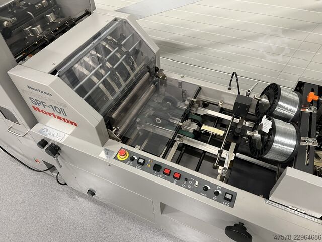 Broschürenfertigungslinie Horizon MC-80a + SPF-10II + FC-10II Booklet Making Line