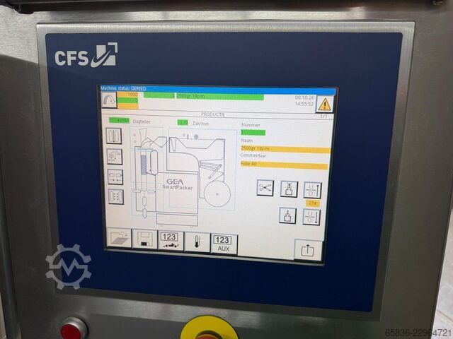 Komplette Wiege-, Verpackungs- und Kartonierlinie mit Yamato und GEA SmartPacker SX400 GEA SmartPacker SX400