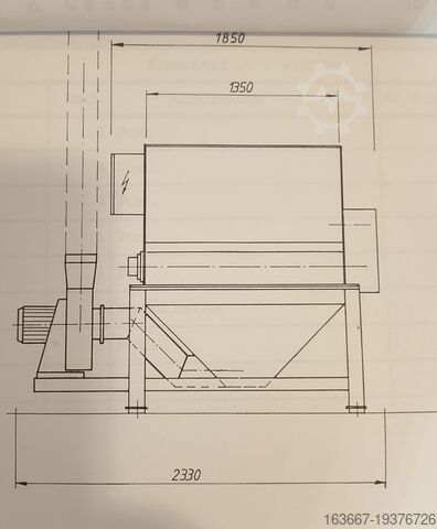 Brecher / Zerkleinerer / Mühle plus Entstauber Wieser Vorbrecher DV 1350-V