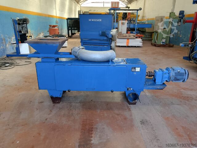 Brecher / Zerkleinerer / Mühle plus Entstauber Wieser Vorbrecher DV 1350-V