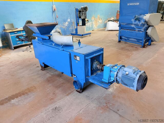 Brecher / Zerkleinerer / Mühle plus Entstauber Wieser Vorbrecher DV 1350-V