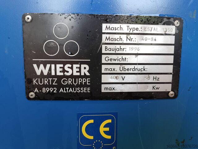 Brecher / Zerkleinerer / Mühle plus Entstauber Wieser Vorbrecher DV 1350-V