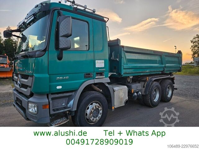 Dreiseitenkipper LKW MERCEDES-BENZ 2646 6x4 Bordmatik BB