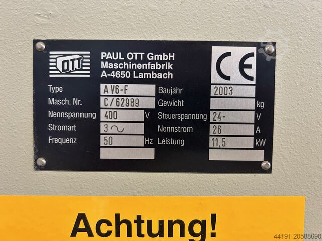 Edgebanding machine Ott Atlantic V6F Ott Atlantic V6F