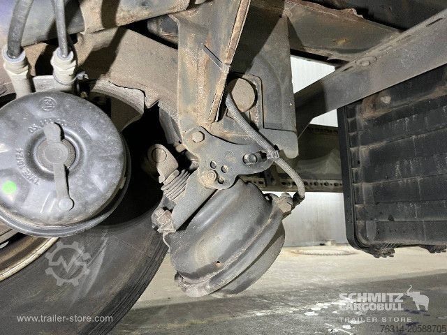 Auflieger mit Pritsche & Plane Krone Curtainsider Standard Staplerhalterung