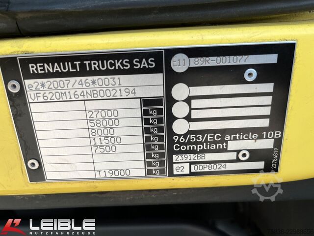 LKW mit Pritsche & Plane RENAULT 430D *LBW 2t *original 142.000km *TOP Zustand*