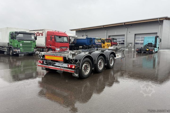 Swap body semitrailer Fliegl SDS 380 Containertransport  / Swiss-Vehicle