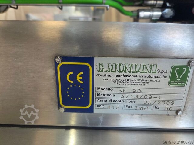 Tray sealer G. Mondini S.p.a. SF 90 Inline Sealing Machine