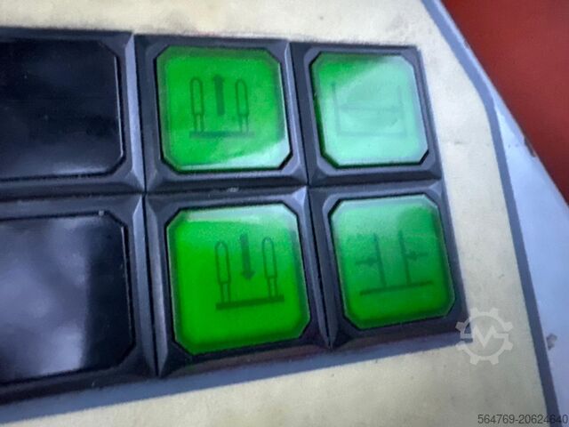 Four-way forklift Hubtex DQ45 / 4500 kg/ Triplex /Only 3309 h