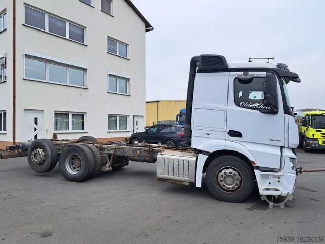 Truck chassis Mercedes Benz Actros 2545 L 6x2 Motorschaden