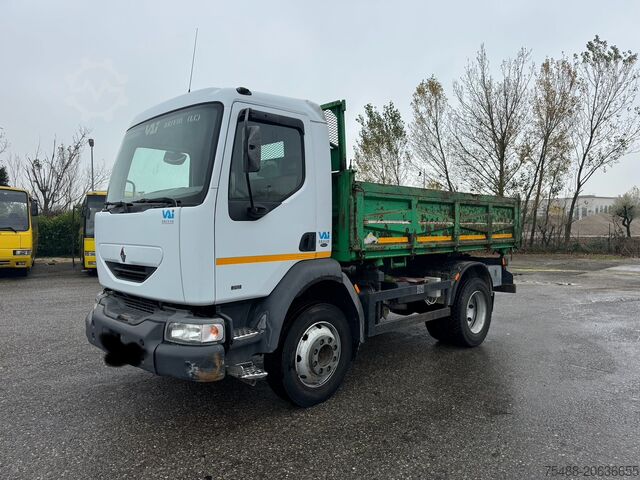 TRILATERAL TIPPING BODY RENAULT MIDLUM 160-210 2 ASSI 4X2