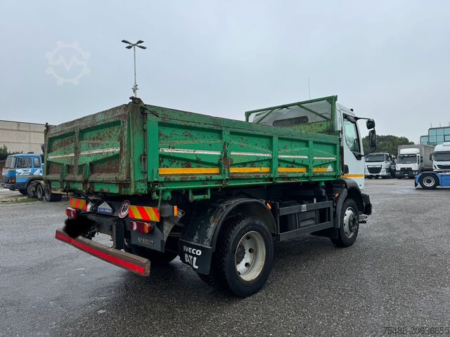 TRILATERAL TIPPING BODY RENAULT MIDLUM 160-210 2 ASSI 4X2