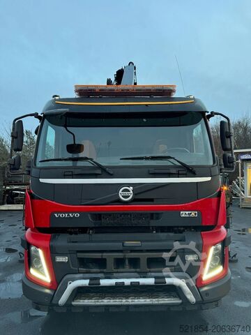 Tipper with crane Volvo FMX 410 6x2*4, Tipper & Crane, 2015