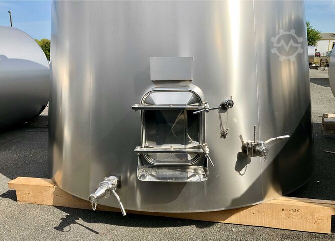 304 Edelstahltank – konisch – 14.500 l SERAP