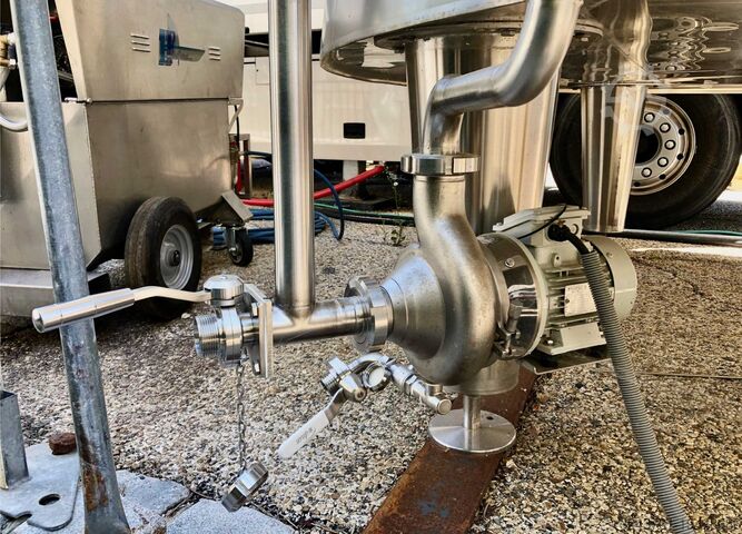 304 Edelstahltank – konisch – 14.500 l SERAP