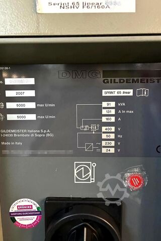 CNC turning and milling center DMG Gildemeister Sprint 65 linear