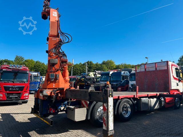 Truck mounted crane SCANIA R520 V8 Pritsche+ ATLAS 390 Kran +Lift-Lenkachse