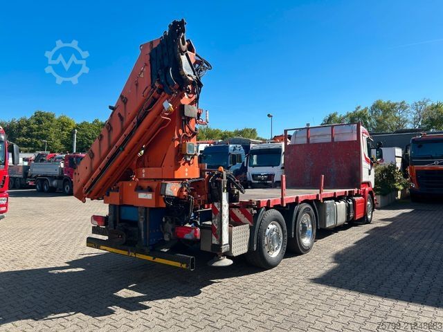Truck mounted crane SCANIA R520 V8 Pritsche+ ATLAS 390 Kran +Lift-Lenkachse