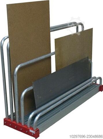 Sheet metal rack L1600xW480mm with bracket - 1 piece  