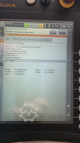 Industrial robot KUKA KR 210 R3100 ultra + KR C4