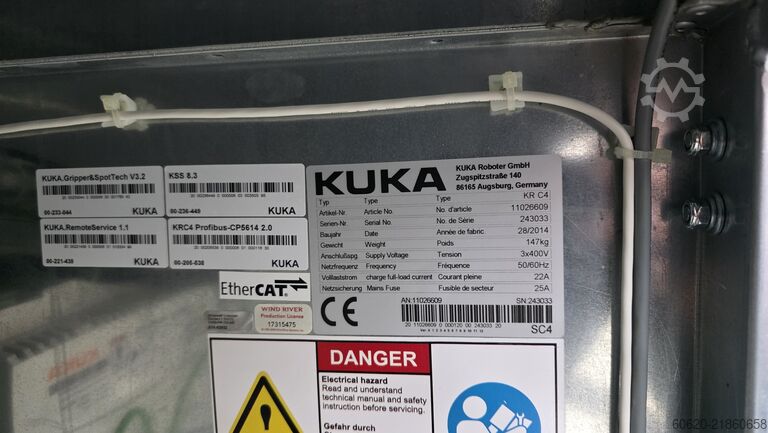 Industrieroboter KUKA KR 210 R3100 ultra + KR C4