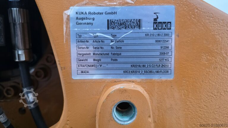 Industrial robot KUKA KR 210 L180-2 2000 + KRC2 ed05