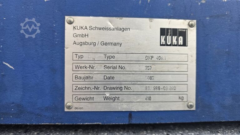 KUKA DKP 400.1 Dreh-Kipp-Positionierer  