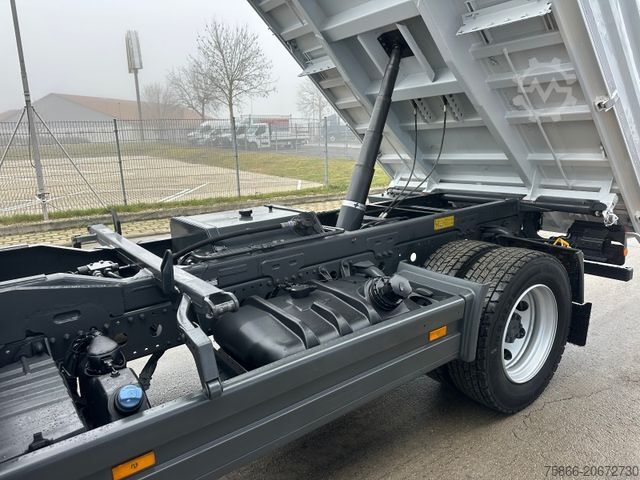 Three-sided tipper truck MERCEDES-BENZ 1224 K Atego3 Kipper 3Seiten Hiab 078 HI Duo