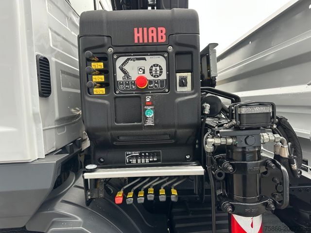 Truck mounted crane MERCEDES-BENZ 1224 K Atego3 Kipper 3Seiten Hiab 078 HI Duo