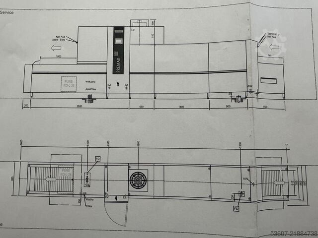Conveyor belt dishwasher HOBART PREMAX FTPi 2-S-AN-R-DS6