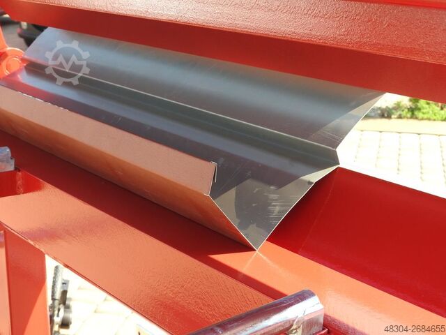 Abkantbank 2m, Kantbank, Biegemaschine Prod-Masz Abkantbank24, Biegemaschine Profi Abkantbank RED-2m/0.8 +Aussparung