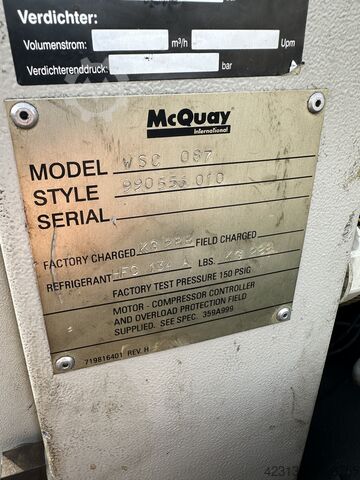 Kältemaschine McQuay WSC087L