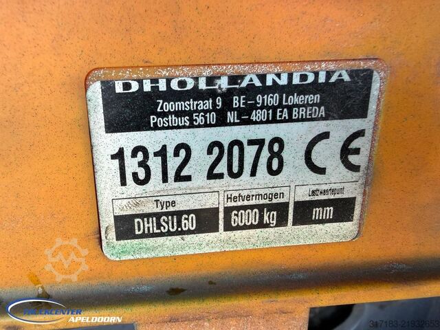 Curtain sided FLOOR FLO 12 27 6000 kg Laadklep! BPW