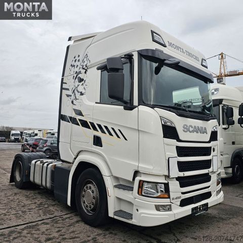 Standard tractor unit SCANIA R 450, Retarder, Standklima, 2 Tanks,1. Hand TÜV