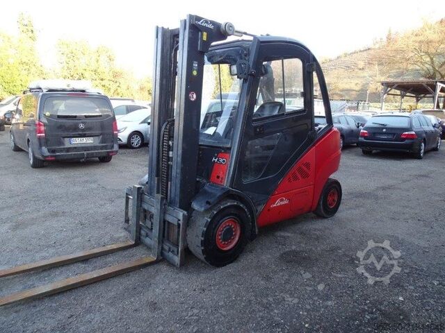 Gabelstapler Linde H30 Diesel Triplex Doppelzusatzhydraulik