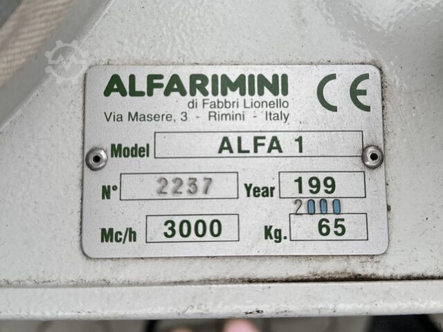 Sawdust extractor 1 bag Alfa Rimini Alfa Rimini Alfa 1