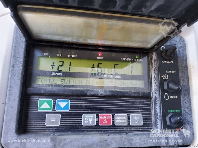 Reefer semitrailer Schmitz Cargobull Tiefkühler Multitemp Doppelstock Trennwand