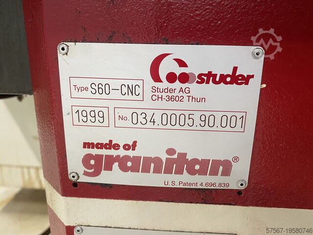 CNC-Aussenrundschleifmaschine Studer S60
