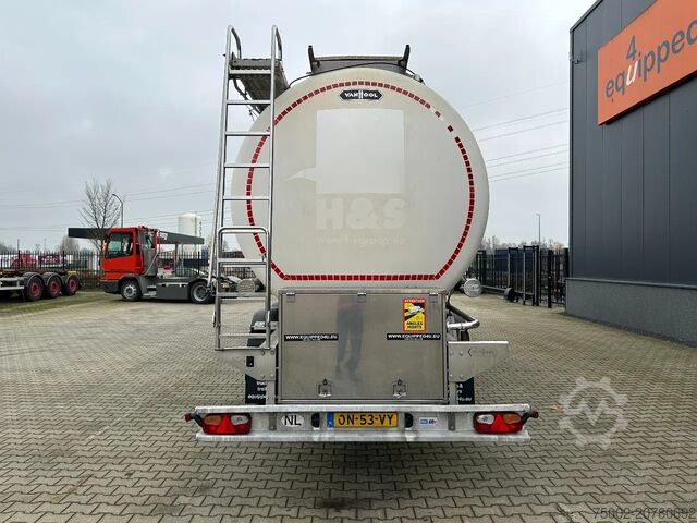 Food tanker Van Hool LEVENSMIDDELEN / 39.000L / 3-KAMMER / INOX / NL...