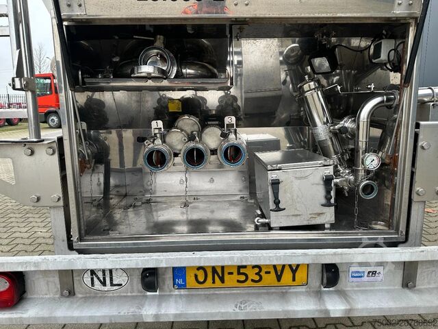 Food tanker Van Hool LEVENSMIDDELEN / 39.000L / 3-KAMMER / INOX / NL...