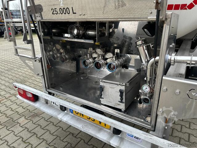 Food tanker Van Hool LEVENSMIDDELEN / 39.000L / 3-KAMMER / INOX / NL...